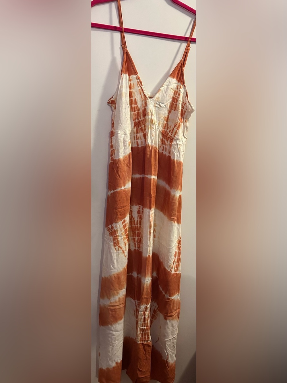 Tie dye boho maxi dress